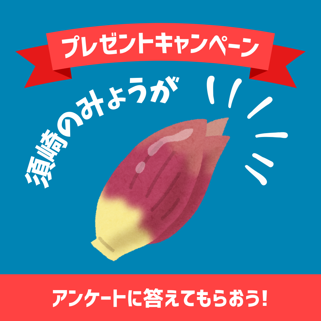 会場でアンケートに答えて須崎市産みょうがをもらおうキャンペーン